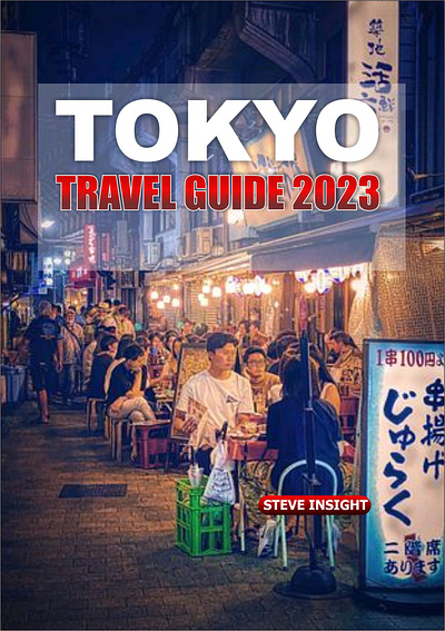 Book cover for a prominent travel guide writer graphic design