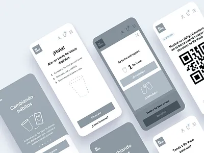 Re-vaso app design prototype uruguay ux wireframes