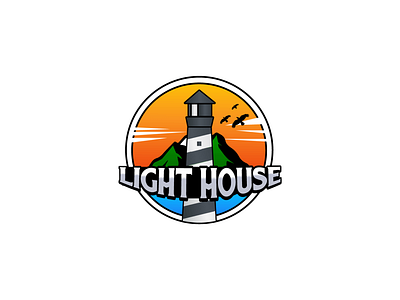 Light House Logo Design brand branding design logo ui