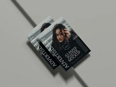 Free A3 Poster Mockup poster mockup