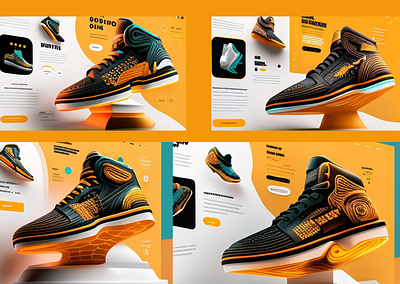 Product page 2D and 3D motion graphic design app branding design graphic design ui ux