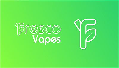 Fresco Vapes Logo Design branding design graphic design illustration logo typography vector