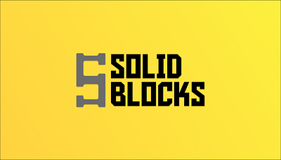 Solid Blocks Logo Design branding design graphic design illustration logo typography vector
