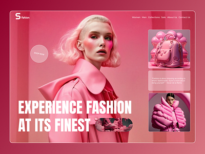 Fashion website app branding design figma illustration logo photoshop typography ui ux