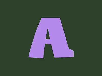 36 days of type letter A design 36days 36days a graphic design illustration letter a letter design simple type typography typography challenge vector