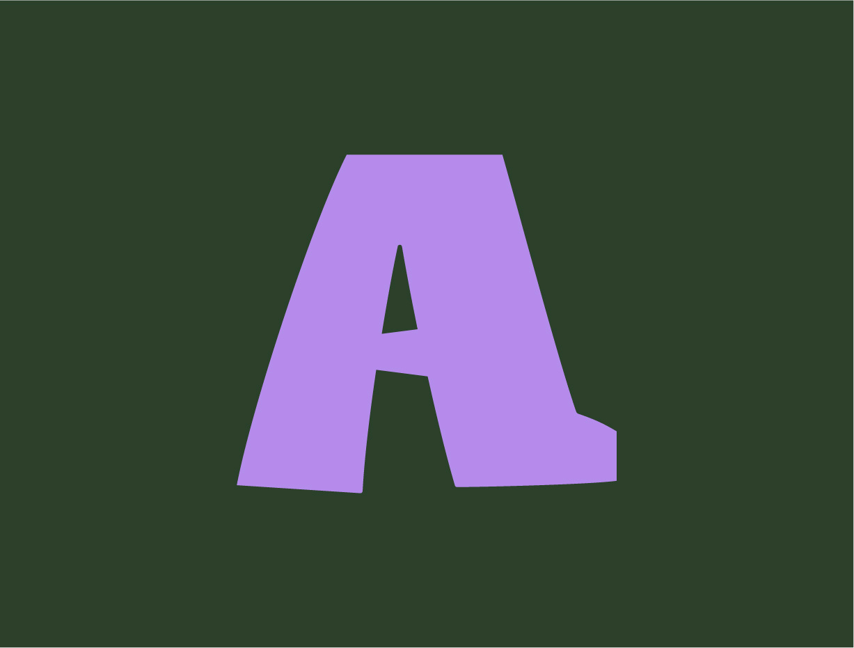 36 days of type letter A design by Adele Vaskelyte on Dribbble