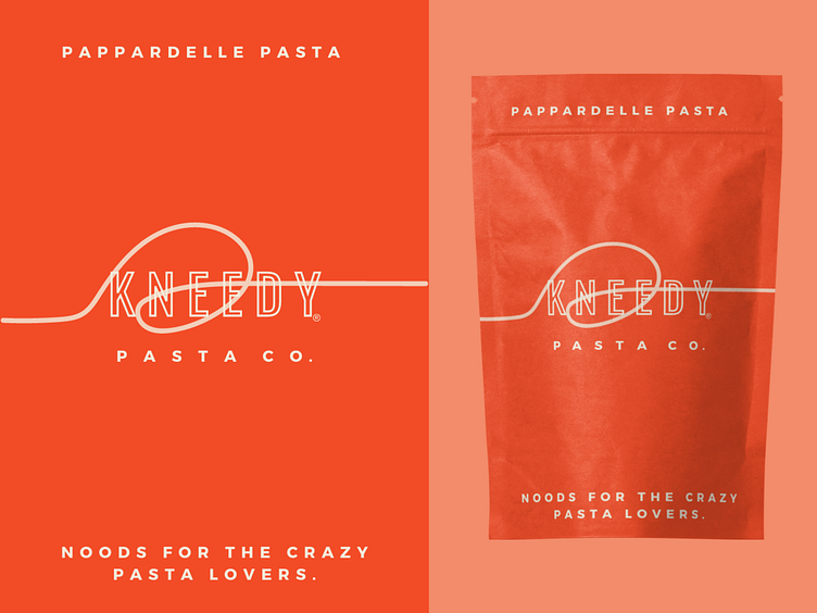 Kneedy Pasta Company Packaging Packaging Design by Lizzy Hymel on