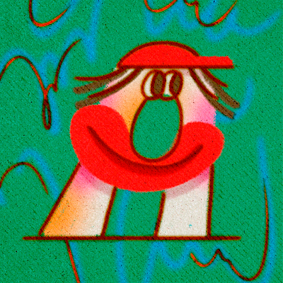 letter a / 36 days of type 36daysoftype art brush character design gradient illustration print ps