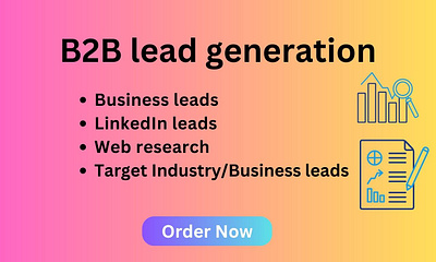 b2b lead generation and targeted leads business leads digital marketer linkedin leads