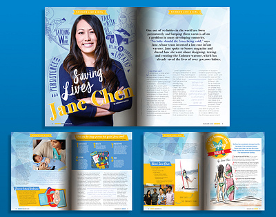 Children's Magazine design editorial design graphic design layout magazine print