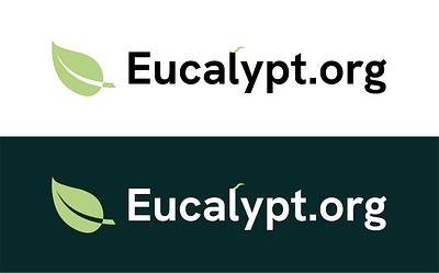 Leaf logo for Eucalypt.org branding graphic design logo