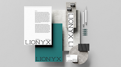 [Branding] LIONYX branding graphic design logo typography ui