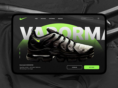 NIKE VAPORMAX #goeducation animation branding design nike sport typography ui uiux ux web