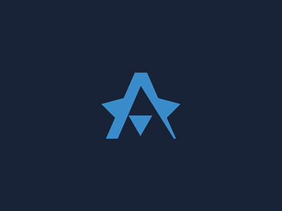 A Star Logo branding design idea inspiration logo logodesign minimalist simple star logo