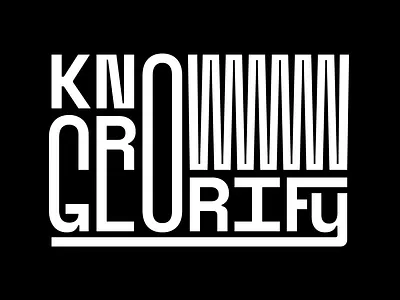 Know Grow Glorify 2 Samuel 3:18 custom lettering font graphic design illustrator lettering typography