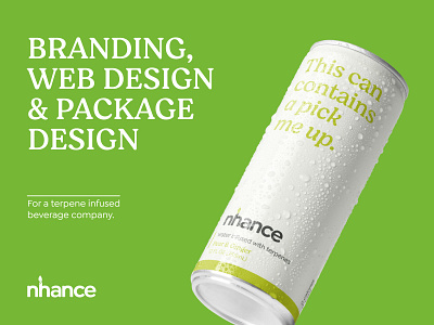 Nhance branding graphic design logo photography website