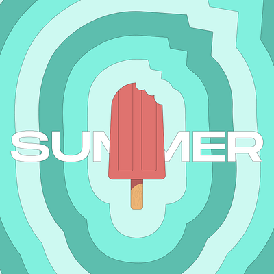 Summer time - Style frame colors illustration motion graphics style frame summer