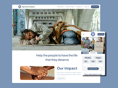 Responsive Website for Charity Organization accessibility analyze user feedback competitive audits emphaty figma ideating solution mockup prototype responsive sitemap ui usabiltity studies ux ux research website wireframes