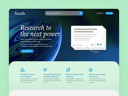 Sooth Website Design