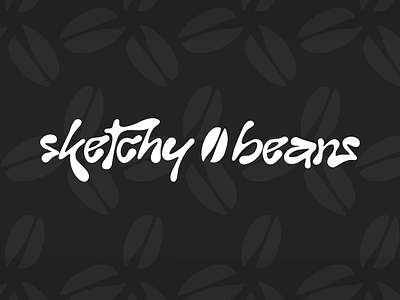 Sketchy Beans Coffee Shop Logo - Human Nature Studios brand identity brand identity design branding coffee coffee logo coffee shop coffee shop logo denver design james martin logo logo design logo designer made by james sketchy beans