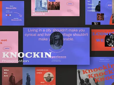 Knockin - Urban Presentation Template abstract annual business clean corporate download google slides keynote pitch pitch deck powerpoint powerpoint template pptx presentation presentation template professional slides template ui web