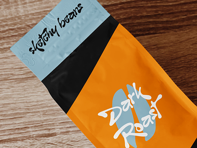 Sketchy Beans - Coffee Packaging brand identity branding coffee coffee packaging coffee shop coffee shop packaging design graphic design logo outdoor packaging sketchy beans