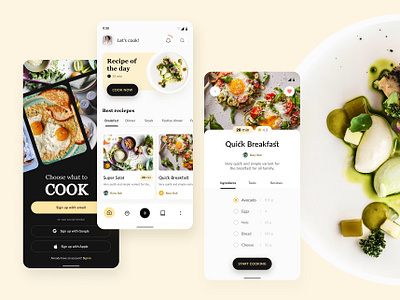 APP for the recipe search app design ui ux uxui