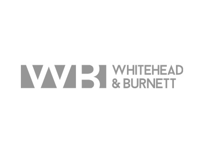 Whitehead & Burnett logo brand identity corporate identity icon identity design law firm. logo