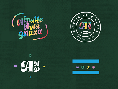 Logo suite for public art space branding design graphic design illustration lettering logo typography vector