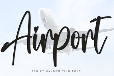 Airport luxury font