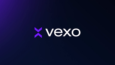 Vexo Logo Branding blue bold branding design home house lending logo logo animation modern mortgage purple roof simple smart