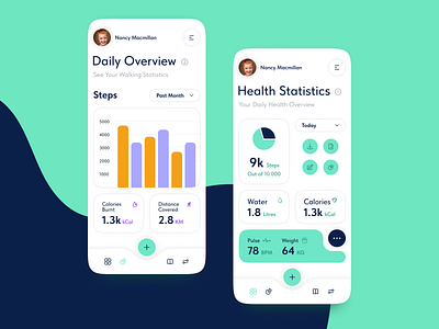 Health App app health app ui ux web design