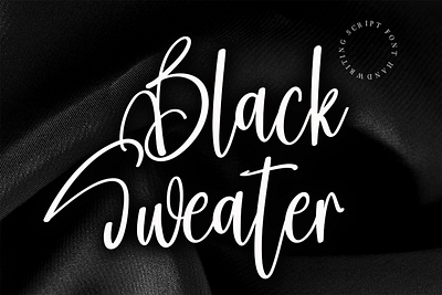 Black Sweater luxury font