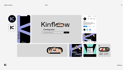 Kinflow Brand Identity Template brand identity branding design graphic design logo