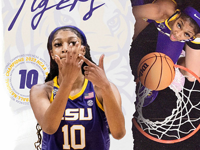 Angel Reese Poster angelreese basketball lsu ncaa tigers