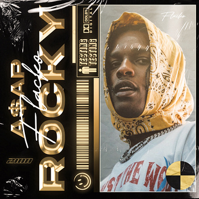 A$AP ROCKY ALBUM COVER CONCEPT: TESTING album album cover asap mob asap rocky concept art design graphic design music rap rapper testing