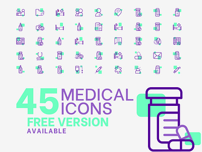 45 Medical Icons - Perfect for Healthcare Websites and Apps appassets healthcare icons icondesign medicalicons png icon ui