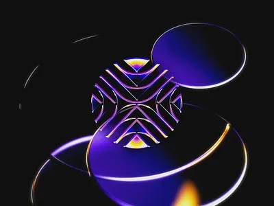 Crypto Exploration brand branding chrome coin crypto currency design digital effect futuristic liquid logo metal minimal platfrom simple start tech texture up