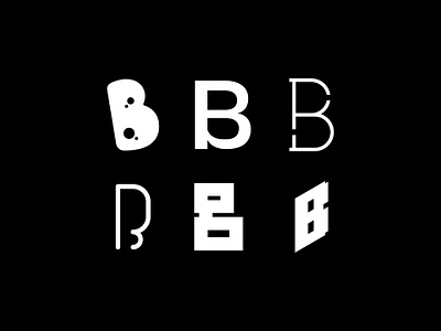 Letter B lettering type typography