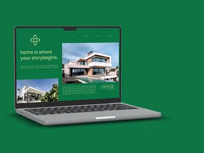 Olistic Real Estate - Branding Identity / Web Design agency branding brand agency brand and identity branding design illustration illustrator logo ui vector web webdesign