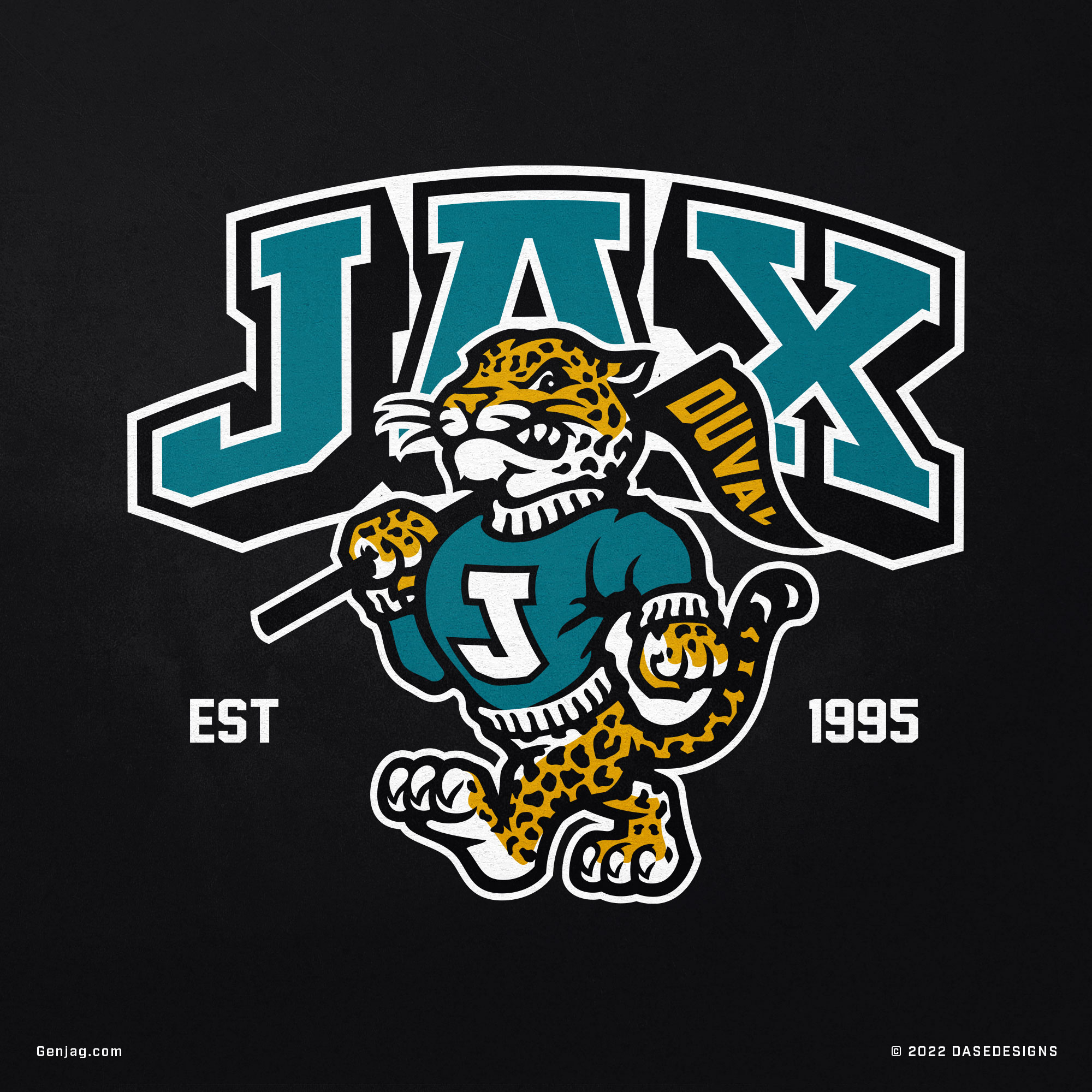 Vintage Jaguar Mascot Design  JAX by Derrick Stratton on Dribbble