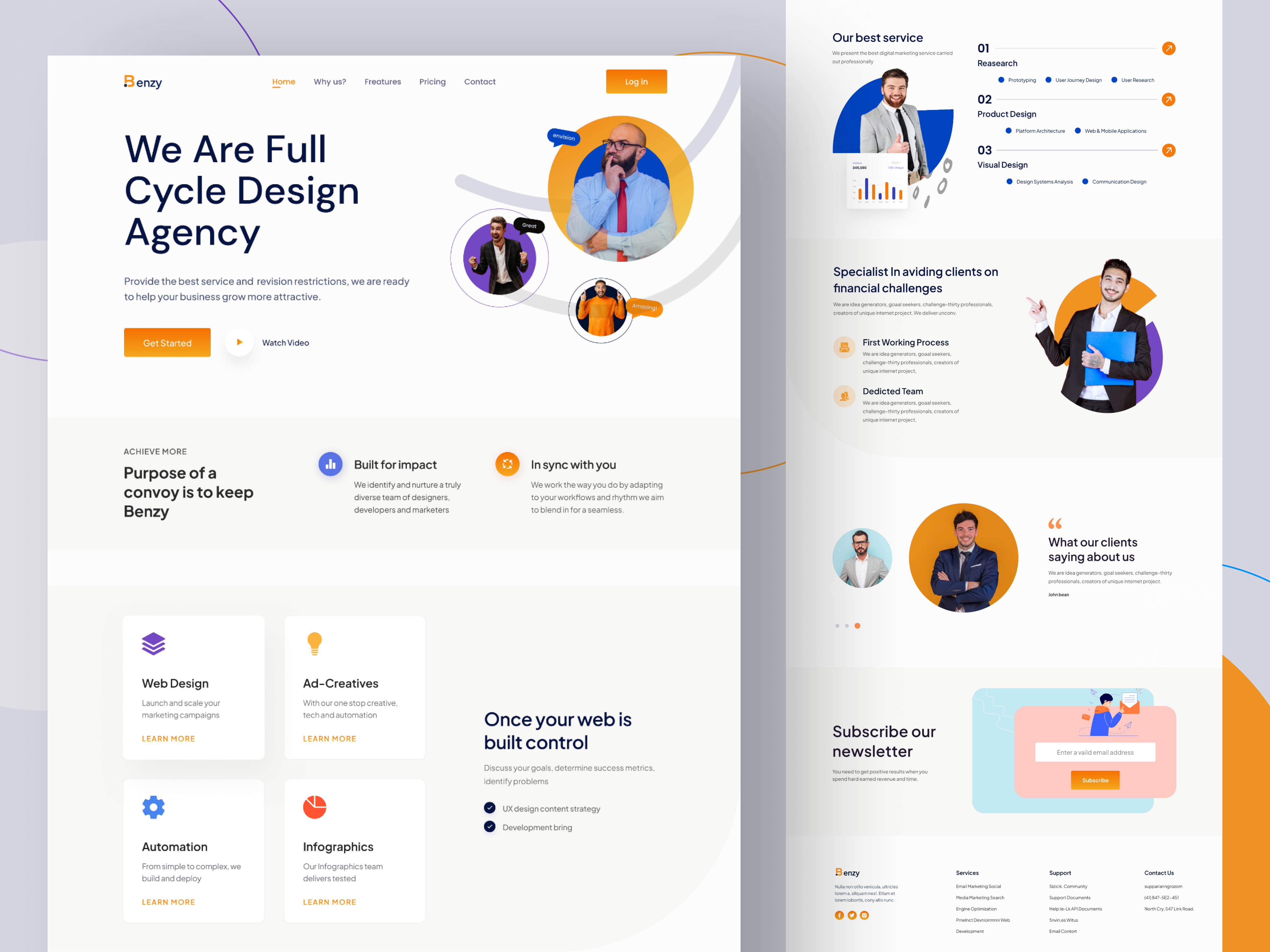 Example of Digital Agency Website/Landing Page