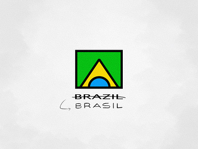 Brazil Minimalistic illustration