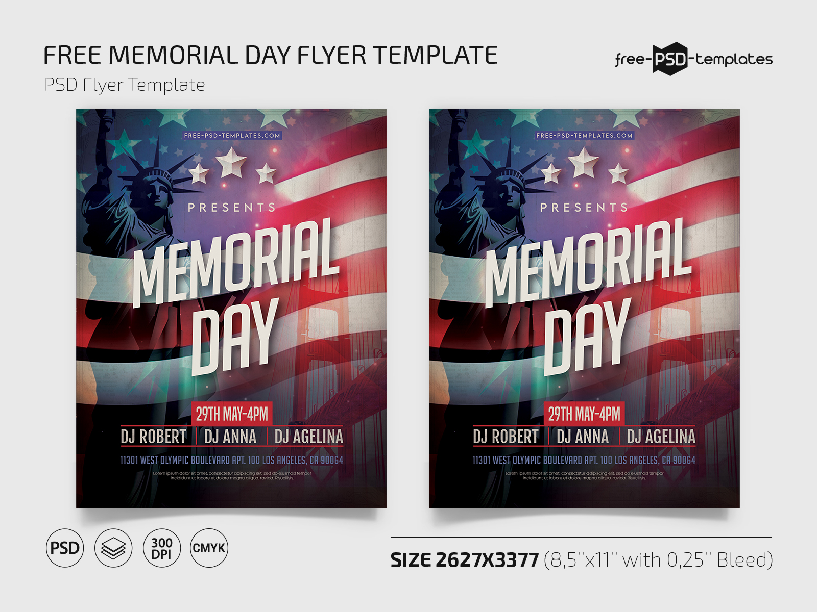 Customize Free Memorial Day Templates