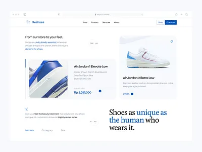 Hero Section - Shoes Store brand branding clean foot footwear hero section home page landing page landing page design market marketing online store product shoe shoes store ui ui design web website