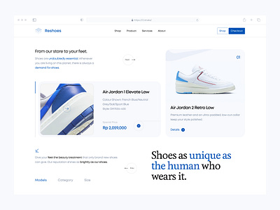 Hero Section - Shoes Store brand branding clean foot footwear hero section home page landing page landing page design market marketing online store product shoe shoes store ui ui design web website