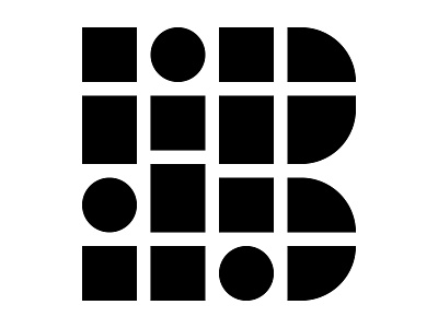 OK_36DAYS_10_B 36da 36daysoftype 36dot alphabets daily letters design geometric grid illustration letterb letters logo minimal