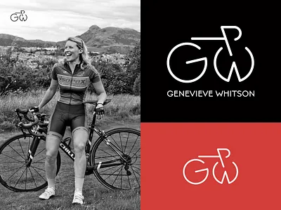 Cyclist Branding bike black branding cycling design logo red ui website