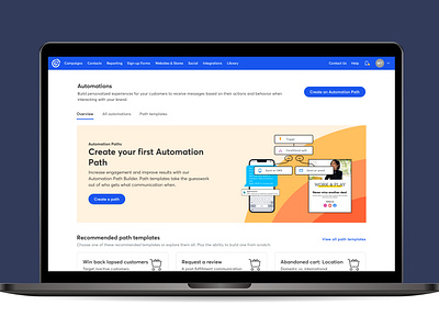 Automation path platform design ui ux