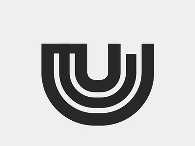 U+J Logo Design brand identity branding clean graphicdesign identity j lettermark logo logos mark minimal modern monogram negative space simple u uj
